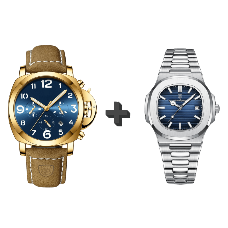 herren-uhr-lemans-und-nautaire-gold-blau